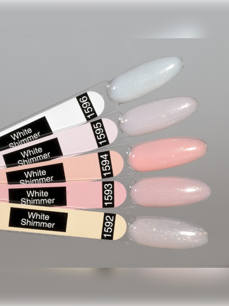 База камуфлирующая каучуковая для ногтей Sofiprofi White Shimmer, 10 мл